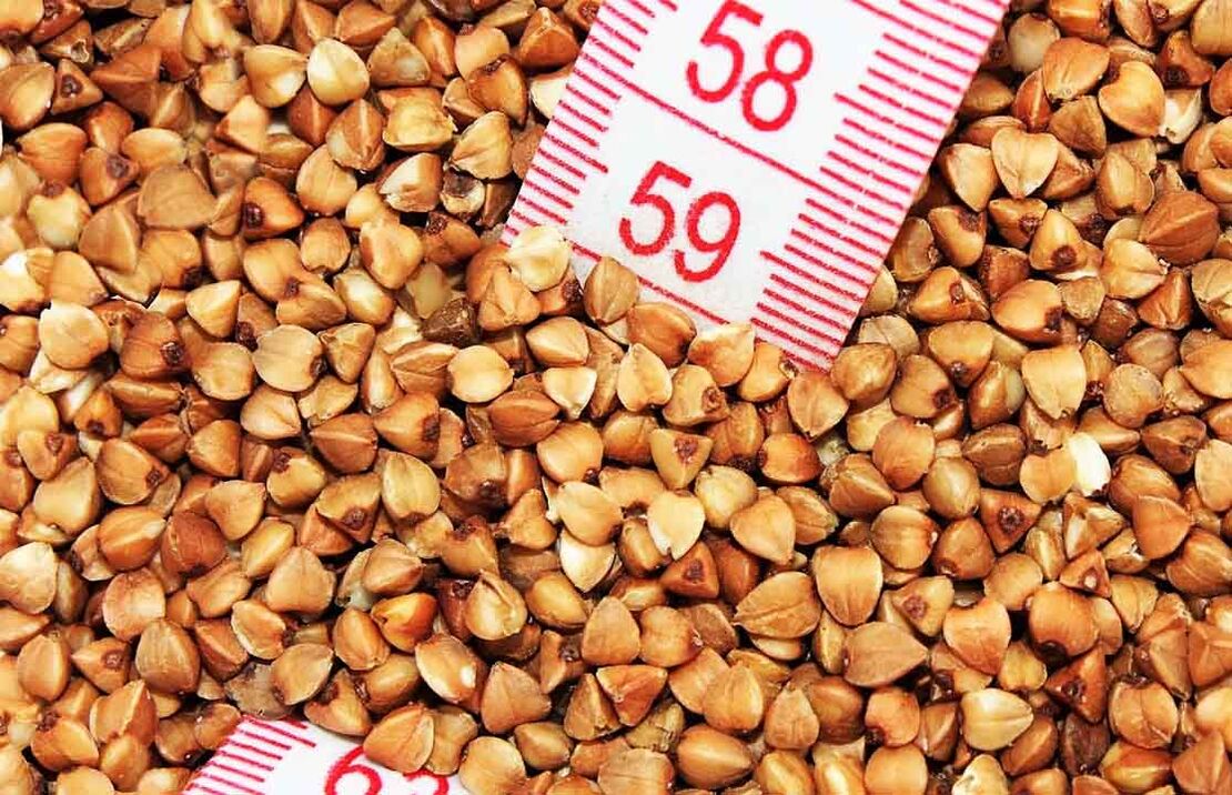 ការសម្រកទម្ងន់នៅ Buckwheat